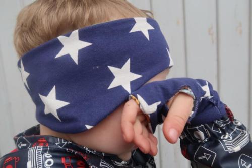 Stefanie Koch Koch näht Stirnband doppellagig Jersey Handstulpen für Kinder gleiche Stoffwahl